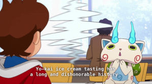 yo kai watch,ice cream,komasan
