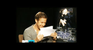 laughing,ryan gosling,blue valentine