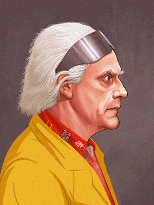 back to the future,christopher lloyd,dr emmett brown