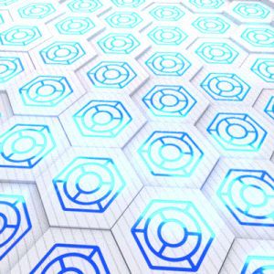 hexagons,cold,ice,motion graphics,blender,cycles,compositing,post processing,hexagonal symbol waves,hexagonal symbol waves cold
