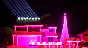 christmas,star wars,mic,arts,christmas lights,light show,christmas decorations