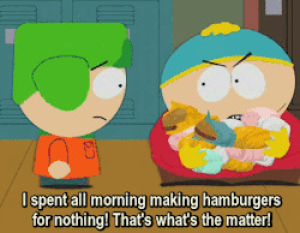 eric cartman,south park,kyle broflovski,jew,hamburgers,fat kid,positive attitude