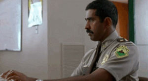 enhance,super troopers,police,typing,watching,sitting,working,cops