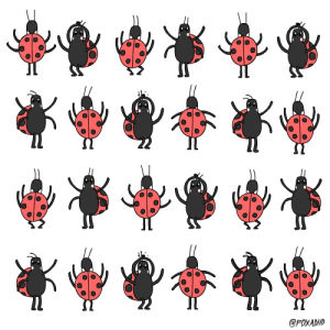 ladybugs,cute,fox,artists on tumblr,animation domination,fox adhd,bugs,animation domination high def,csaba klement