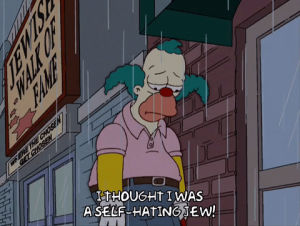 episode 6,sad,season 15,rain,krusty the clown,depressed,15x06