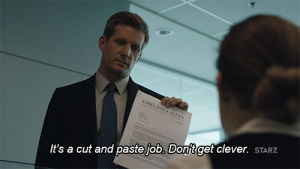 clever,internship,angry,office,boss,serious,job,starz,burn,facepalm,suit,smh,come on,101,professional,girlfriend experience,gfe,christine reade,law firm,paul sparks,david tellis,get with it,riley keough