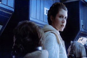 carrie fisher,disappointed,side eye,princess leia