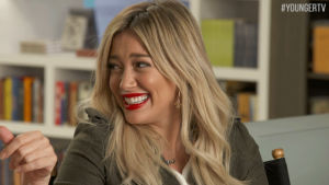 hilary duff,laughing,tv land,younger,youngertv,kelsey peters