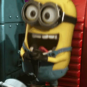 happy,funny,excited,minion,minions,massage,funny gif,bounce,despicable me,bouncing