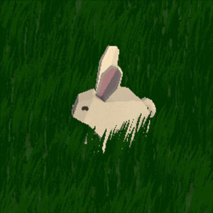 animation,cute,nature,rabbit,bunny,learning,grass,low poly,curious,interested,poly,bunbun
