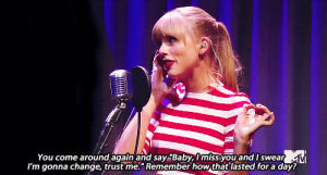 love,taylor swift,relationship,boyfriend,vma,taylor swift we are never ever getting back together,taylor swift we are never ever getting back together vma,brandon wardell