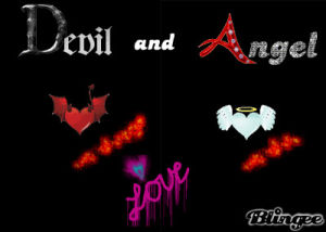 angel,love,picture,devil