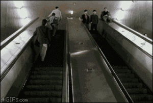 escape,stairs,parkour,escalator,giddyup,hop