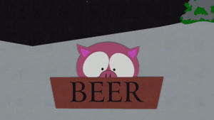 beer,alcohol,pig