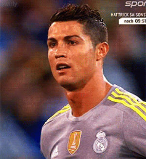 Cristiano ronaldo champions league sorriso GIF - Find on GIFER