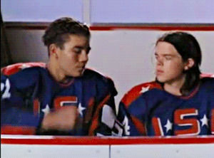 bash brothers,the mighty ducks,great,fist bump,d2,you rule