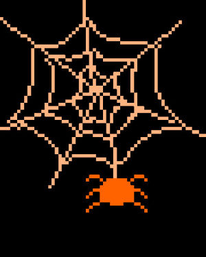 halloween,spider,spider web,transparent,pixel,dangle