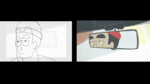 before and after,car,eyes,mirror,student,making of,mirrors,short animation,yali herbet,graduation film,lee dror,rough test,mirrors film,mirrors short,israeli