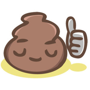 emoji,poop,thumbs up,turd,funny,cute,no,yes,good,emotions,content,approval,thumb