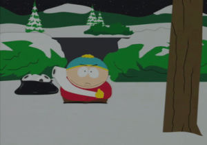 eric cartman,snow,throwing,toilet paper