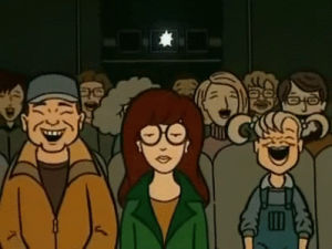 daria,audience,not amused,adult humor,laughing,blank stare,deadpan stare,expressionless,deadpan staring