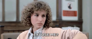 excuse me,ferris buellers day off,jennifer grey,what did you say