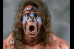 the ultimate warrior,wwe,intense,out of controll