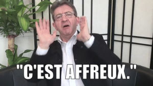 jean luc melenchon,citation,ridicule,do the monkey with me