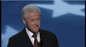 bill clinton,funny,politics,i love you,applause,clapping,speech,fanatic