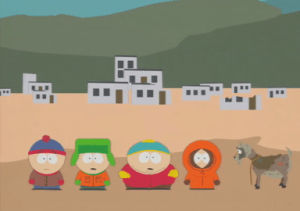 eric cartman,stan marsh,kyle broflovski,confused,kenny mccormick,shock,awe