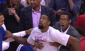 deandre jordan,what the fuck,nba,basketball,wtf,shocked,clippers,dafuq,la clippers
