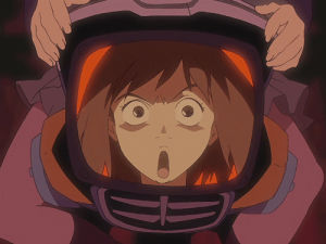 flcl,furi kuri,mamimi,surprised,fooly cooly,canti,anime,shocked,hair flip,oh snap
