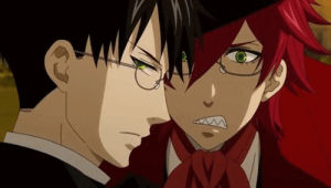 grell sutcliff,william t spears,otp,black butler,kuroshitsuji,duo,grell,shut up all of you bitches do not laugh