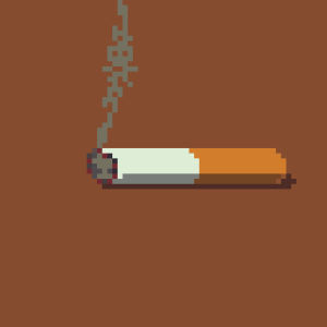 pixel art,cigarette,octobit