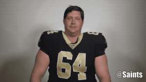 laughing,new orleans,saints football,zach strief