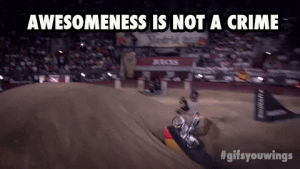 like a boss,motocross,nailed it,reaction,win,yeah,boom,winner,awesome,red bull,gifsyouwings,motorbike,mx,bring it,xfighters