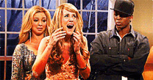reaction,happy,taylor swift,beyonce,snl,excited,saturday night live,crying,kristen wiig,jay z,surised