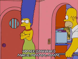 homer simpson,marge simpson,angry,episode 22,mad,season 17,annoyed,17x22,simpsons home