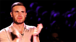 gary barlow,good job,reaction,nice,applause,submission,clapping,clap,take that,approve,you rock,you rule