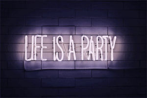 trippy,party,neon sign,tripping,glowing,glow,moving image,neon,life,cool,image,dope,flash,queue,flashing,flashy,glow blog,life is a party,toudou
