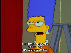 marge simpson,homer simpson,season 4,angry,episode 2,tired,frustrated,4x02
