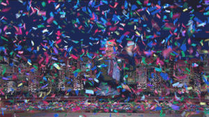 confetti,last week tonight,excited,hbo,celebration,john oliver