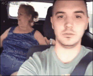 dancing,car,driving,nana,grandma