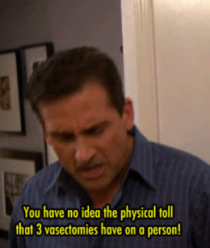 Michael Scott Vasectomy Quote Jenna Fischer Tv Fernsehen Gif On Gifer - By Bulbine