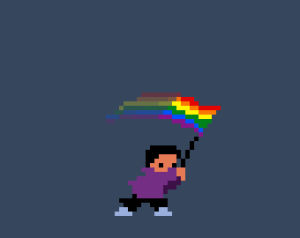 pixel art,gay pride,lovewins
