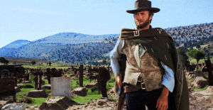 clint eastwood,the good the bad and the ugly,movie,film,gun,western,revolver
