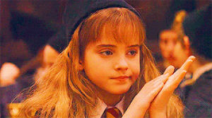 harry potter,clapping,hermione granger