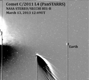 corona,coronal mass ejection,stereo,science,space,nasa,sun,earth,astronomy,comet,cme,apod,panstarrs