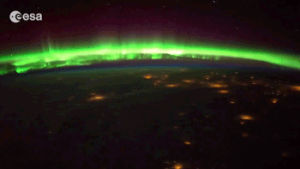 aurora borealis,northern lights,timelapse,science,space,iss,outer space,international space station