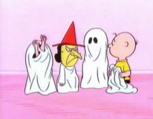 peanuts,nostalgia,childhood,ghost,charlie,90s,halloween,cartoon